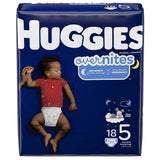 Huggies® Overnites Unisex Baby Diaper Size 5 Disposable Heavy Absorbency (1128665_CS) 72/CS