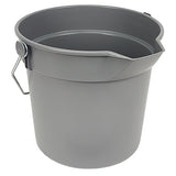 Impact® Deluxe Heavy-Duty 10 Quart Bucket, Gray, 12/Case (IMP5510CT) Case of 12