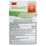 3M™ Avagard™ D Hand Sanitizer 16 oz. Ethyl Alcohol Gel Pump Bottle (406351_EA) 1/EA