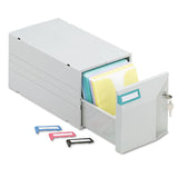 Innovera® CD/DVD Storage Drawer, Holds 150 Discs, Light Gray (IVR39501) Each