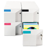 Innovera® CD/DVD Storage Drawer, Holds 150 Discs, Light Gray (IVR39501) Each