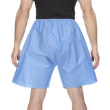 HPK Industries Exam Shorts X-Large Blue SMS Adult Disposable (866117_CS) 50/CS