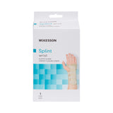 McKesson Wrist Brace Low Profile / Contoured / Wraparound Aluminum / Cotton / Elastic Right Hand Beige Medium (1159155_EA) 1/EA