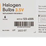 McKesson Ophthalmoscope Replacement Bulb Halogen 3.5 Volt 2.5 Watt (861065_BX) 6/BX