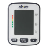 Drive™ Home Automatic Digital Blood Pressure Monitor Medium Cuff Cloth Fabric Cuff 13 - 22 cm Wrist (1047816_EA) 1/EA