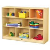 Jonti-Craft Super-Sized Single Mobile Storage Unit, 48w x 15d x 35.5h, White (JNT2691JC) Each