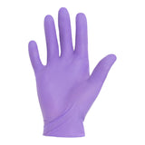 Purple Nitrile-Xtra™ Exam Glove X-Small NonSterile Nitrile Extended Cuff Length Textured Fingertips Purple Chemo Tested (365064_BX) 50/BX