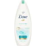 Dove® Sensitive Skin Body Wash Liquid 12 oz. Bottle Unscented (575285_EA) 1/EA