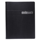 House of Doolittle™ Recycled Professional Weekly Planner, 15-Minute Appts, 11 x 8.5, Black Wirebound Soft Cover, 12-Month (Jan to Dec): 2026 (HOD27202) Each