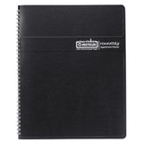 House of Doolittle™ 14-Month Recycled Ruled Monthly Planner, 11 x 8.5, Black Cover, 14-Month: Dec 2025 to Jan 2027 (HOD26202) Each