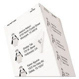 Avery® Matte Clear Easy Peel Mailing Labels w/ Sure Feed Technology, Laser Printers, 1.33 x 4, Clear, 14/Sheet, 50 Sheets/Box (AVE5662) Box of 700