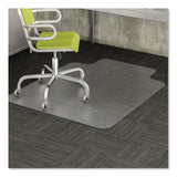 deflecto® EconoMat Occasional Use Chair Mat, Low Pile Carpet, Roll, 36 x 48, Lipped, Clear (DEFCM11112COM) Each