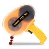 Scotch® Adhesive Transfer Tape Applicator, For Rolls Up to 0.5 to x 1,296", Yellow (MMMATG700) Each