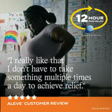 Aleve® Back Pain Relief 220 mg Strength Naproxen Sodium Tablet 24 per Bottle (1229958_BT) 1/BT