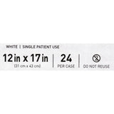McKesson Bed Pillow 12 X 17 Inch White Single Patient Use (939597_CS) 24/CS