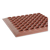 Crown Safewalk-Light Heavy-Duty Anti-Fatigue Mat, Rubber, 36 x 60, Terra Cotta (CWNWSCT35TC) Each