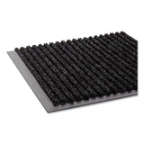 Crown Needle-Rib Wiper/Scraper Mat, Polypropylene, 36 x 48, Charcoal (CWNNR0034CH) Each