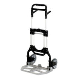 Safco® Stow-Away Heavy-Duty Hand Truck, 500 lb Capacity, 23 x 24 x 50, Aluminum (SAF4055NC) Each