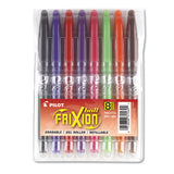 Pilot® FriXion Ball Erasable Gel Pen, Stick, Fine 0.7 mm, Assorted Ink and Barrel Colors, 8/Pack (PIL31569) Pack of 8