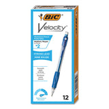 BIC® Velocity Original Mechanical Pencil, 0.7 mm, HB (#2), Black Lead, Blue Barrel, Dozen (BICMV711BK) Case of 12