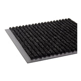 Crown Needle Rib Wipe and Scrape Mat, Polypropylene, 36 x 60, Charcoal (CWNNR0035CH) Each