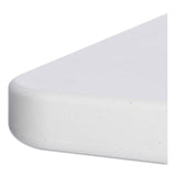 Alera® Resin Rectangular Folding Table, Square Edge, 96w x 30d x 29h, Platinum (ALE65601) Each