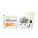 McKesson Brand Home Automatic Digital Blood Pressure Monitor One Size Fits Most Cuff Nylon Cuff Desk Model (854387_CS) 8/CS