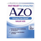 AZO® Urinary Pain Relief 95 mg Strength Phenazopyridine HCL Tablet 30 per Bottle (725613_BX) 30/BX