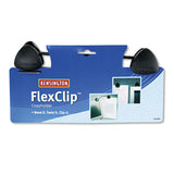 Kensington® FlexClip Gooseneck Copyholder, Monitor/Laptop Mount, Plastic, Black (KMW62081) Each