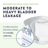 Prevail® Daily Briefs Unisex Youth Incontinence Brief X-Small Disposable Heavy Absorbency (677289_CS) 6/CS
