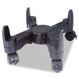 Kantek Mobile CPU Stand, Supports 60 lb, 4.5w x 16d x 7h, Black (KTKCS200B) Each
