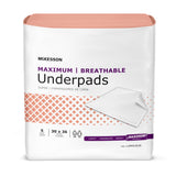 McKesson Ultimate Breathable Disposable Underpad 30 X 36 Inch Fluff / Polymer Heavy Absorbency (1075429_CS) 70/CS