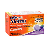 Motrin® Children's Pain Relief 100 mg Strength Ibuprofen Chewable Tablet 24 Per Bottle (1218802_BT) 1/BT