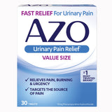 AZO® Urinary Pain Relief 95 mg Strength Penazopyridine Hcl Tablet 30 per Box (1268927_BX) 1/BX