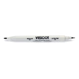Viscot® Twin Tip Skin Marker with Ruler Gentian Violet / Gentian Violet Ink Sterile Full Size Dual Tip, Regular / Ultra Fine (811206_EA) 1/EA