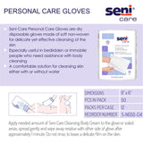Seni Care Wash Mitt 6 X 9 Inch White Disposable (1163872_PK) 50/PK