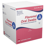 Dynarex® Oral Swab Dentifrice Foam Tip 1 per Pack (826475_BX) 250/BX