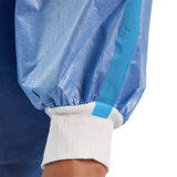 Cardinal Health™ Chemotherapy Procedure Gown One Size Fits Most Blue NonSterile AAMI Level 4 Disposable (1253174_BG) 10/BG