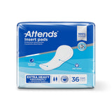Attends® Insert Pad Incontinence Liner 16-1/2 Inch Length Heavy Absorbency Polymer Core One Size Fits Most (1186543_CS) 144/CS