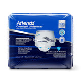 Attends® Overnight Unisex Adult Absorbent Underwear Pull On with Tear Away Seams Large Disposable Heavy Absorbency (830764_CS) 56/CS