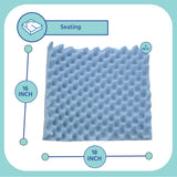 Convoluted Comfort Seat Cushion 18 W X 16 L X 4 D Inch Convoluted Foam (721910_EA) 1/EA