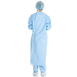 ULTRA Non-Reinforced Surgical Gown with Towel Small Blue Sterile AAMI Level 3 Disposable (237371_EA) 1/EA