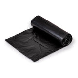 Colonial Bag Trash Bag 10 gal. Black HDPE 6 Mic. 24 X 24 Inch X-Seal Bottom Coreless Roll (850967_CS) 1000/CS