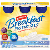 Carnation Breakfast Essentials® Oral Supplement French Vanilla Flavor Liquid 8 oz. Bottle (906177_PK) 6/PK