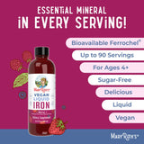 Mary Ruth's® Liquid Iron Dietary Supplement Iron 6 to 18 mg Strength Liquid 16 oz. Berry Flavor (1271764_EA) 1/EA