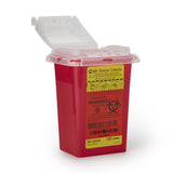 BD™ Sharps Container Red Base 7 H X 4-9/10 W X 3-9/10 D Inch Vertical Entry 0.25 Gallon (471225_CS) 60/CS