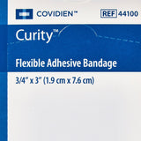 Curity™ Adhesive Strip 3/4 X 3 Inch Fabric Rectangle Tan Sterile (731634_CS) 1200/CS