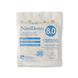 NitriDerm® Surgical Glove Size 8 Sterile Nitrile Standard Cuff Length Fully Textured White Chemo Tested (1162691_CS) 200/CS
