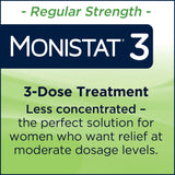 MONISTAT® 3-Day Treatment Combination Pack Ovule® Vaginal Antifungal 200 mg / 2% Strength Ovule® insert 3 Per Box Applicator (1231448_BX) 3/BX