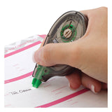 Tombow® MONO Correction Tape, Non-Refillable, Gray/Clear Applicator, 0.17" x 394", White Tape (TOM68620)